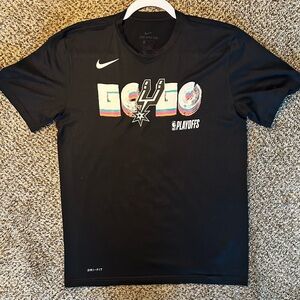 Nike Black San Antonio spurs playoffs tee
